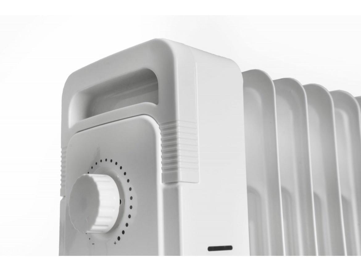 G21 Olejový radiátor  Merapi bílý, 9 žeber, 2000 W