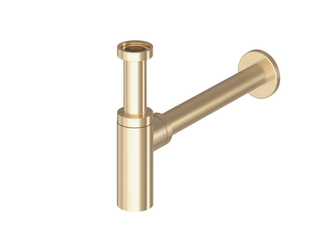 Ravak Umývadlový sifón, Gold Brushed