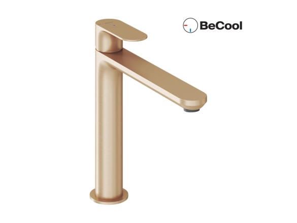 Ravak EL 014.21BLM Umývadlová batéria BeCool 220 mm bez odtokovej armatúry, Black Matt