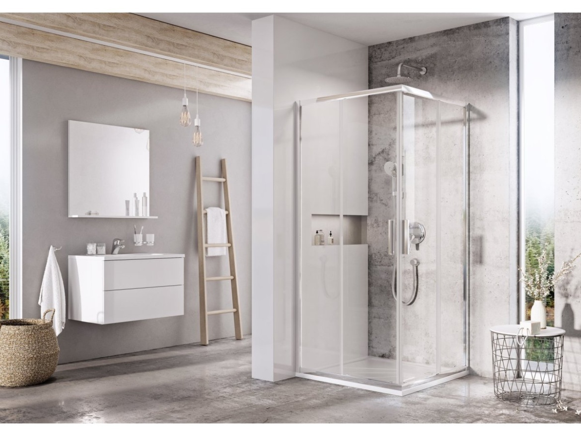 Ravak BLSRV2 90x90, lesk+transparent