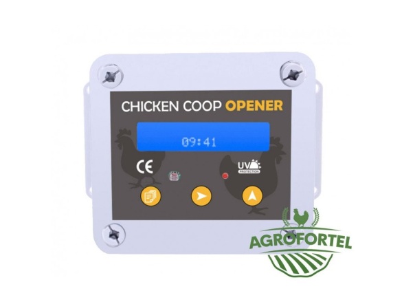 Scobax Automatická dvířka na otevírání/zavírání kurníku 2.0 - komplet