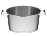 G21 Hrnec  Gourmet Magic s cedníkem 28 cm s poklicí nerez