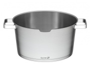 G21 Hrnec  Gourmet Magic s cedníkem 28 cm s poklicí nerez