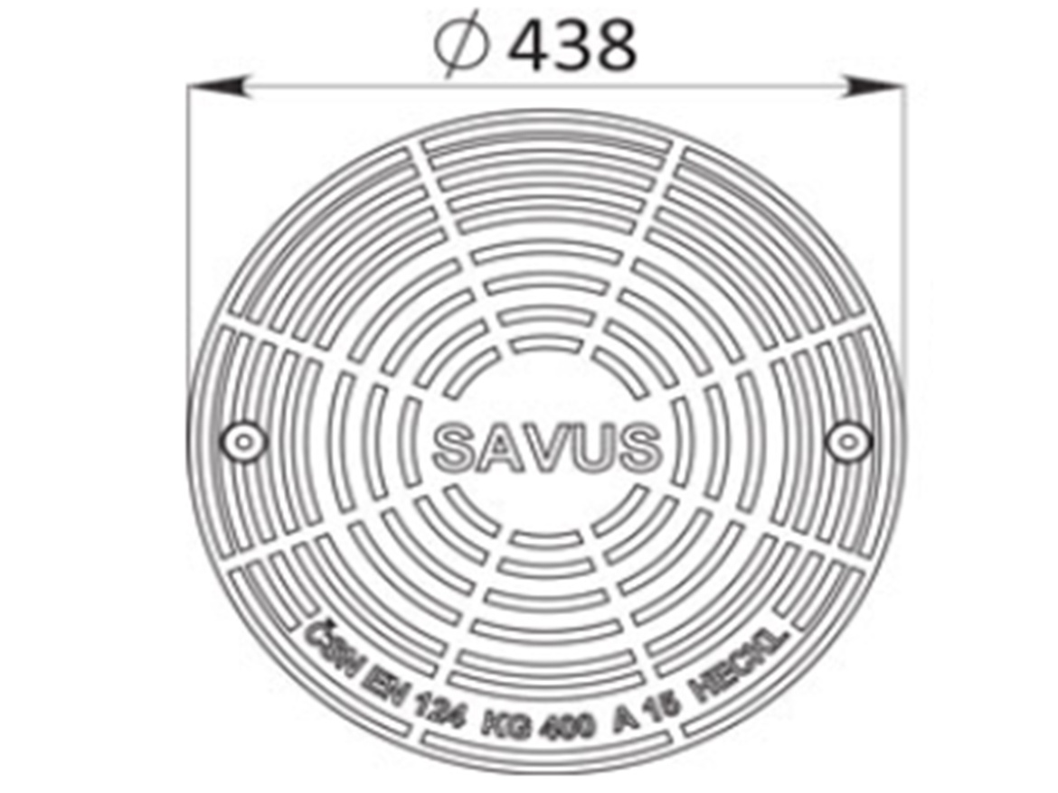 Kruhový poklop Heckl Savus