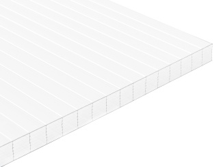 Polycarbonate (PC) Exolon –  Makrolon 7W BF 20 mm Komůrkový polykarbonát Exolon 7/20 BF opál (dříve Makrolon) Šířka: 2100, Délka komůrek: 6000