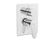 Novaservis Sprchová/vanová baterie Titania Iris, chrom, podomítková, bez příslušenství,  94450R,0