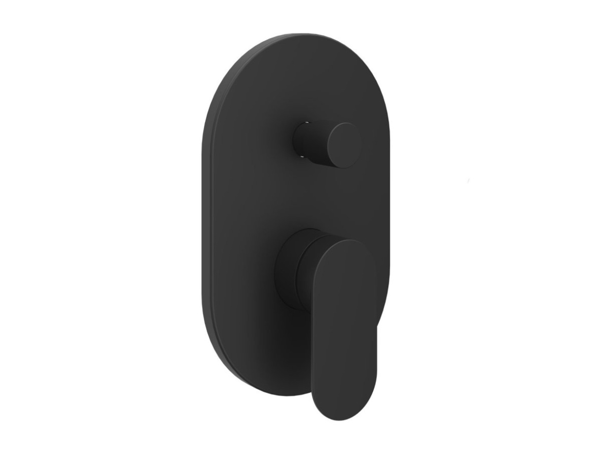 Ravak CR II 065.20BL.O2.RB070 Podomítková baterie 2-cestná bez tělesa, černá