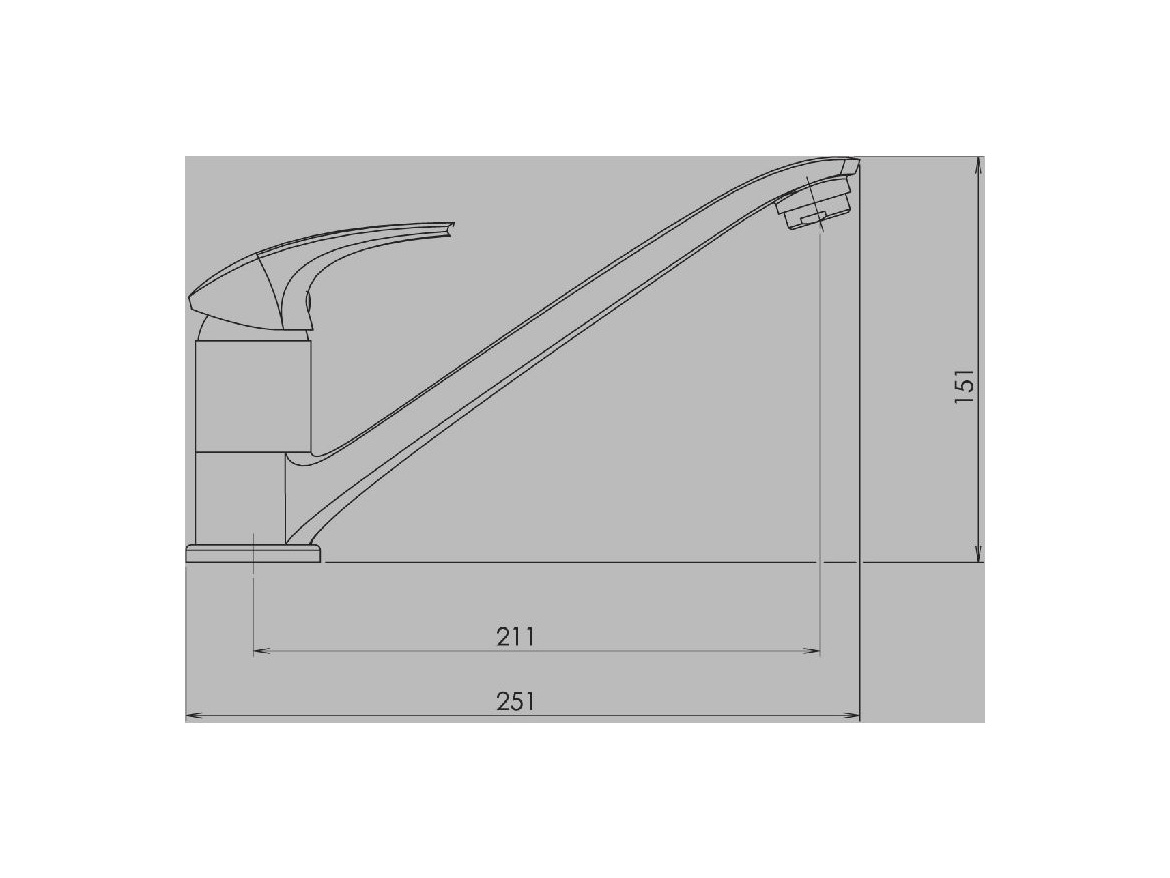 Novaservis Dřezová baterie Metalia 57, bílá/chrom, stojánková,  57091,1