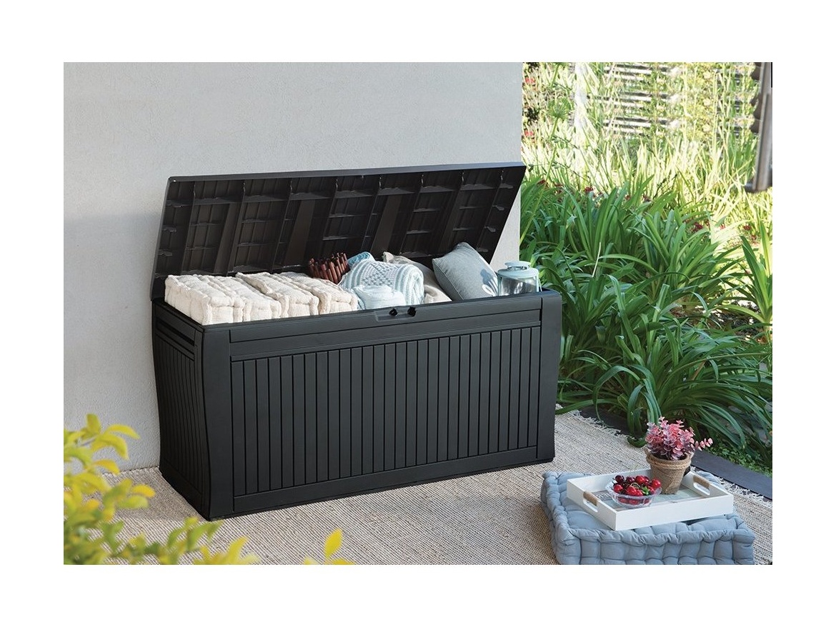 Keter Zahradní úložný box Keter Comfy 270 L - 117,5 x 45 x 57,5 cm - grafit