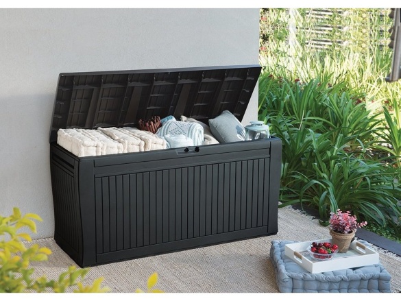Keter Zahradní úložný box Keter Comfy 270 L - 117,5 x 45 x 57,5 cm - grafit