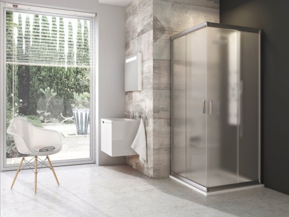 Ravak BLRV2 90x90, satin+transparent