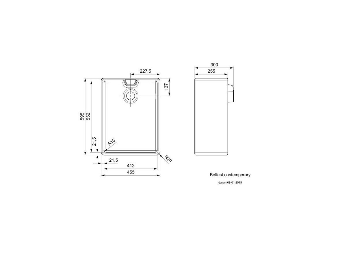 Kuchyňské dřezy Reginox Belfast 595