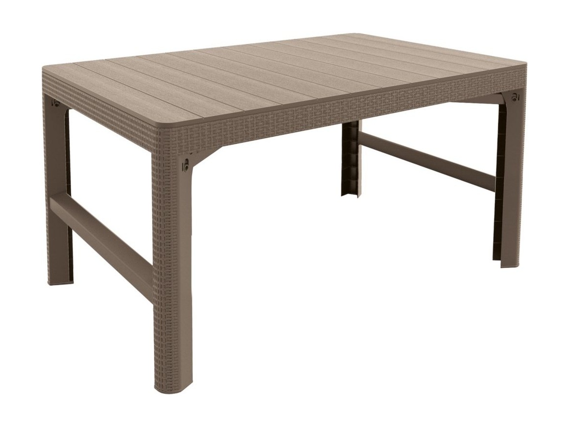 Keter Zahradní stůl Keter Lyon - 116 x 71 x 40 – 65 cm - cappuccino