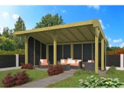 Tuindeco Black Tongeren DIY Open-sided Barn