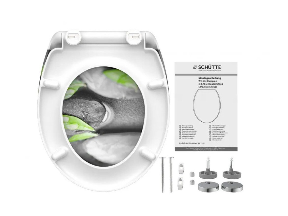 WC sedátka, záchodová prkna Schütte STONE | Duroplast, Soft Close