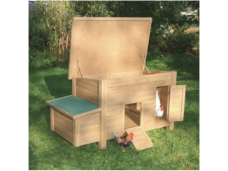 Chov zvířat –  Scobax Dřevěný kurník a husník FLORENTINA, 1460x740x800 mm