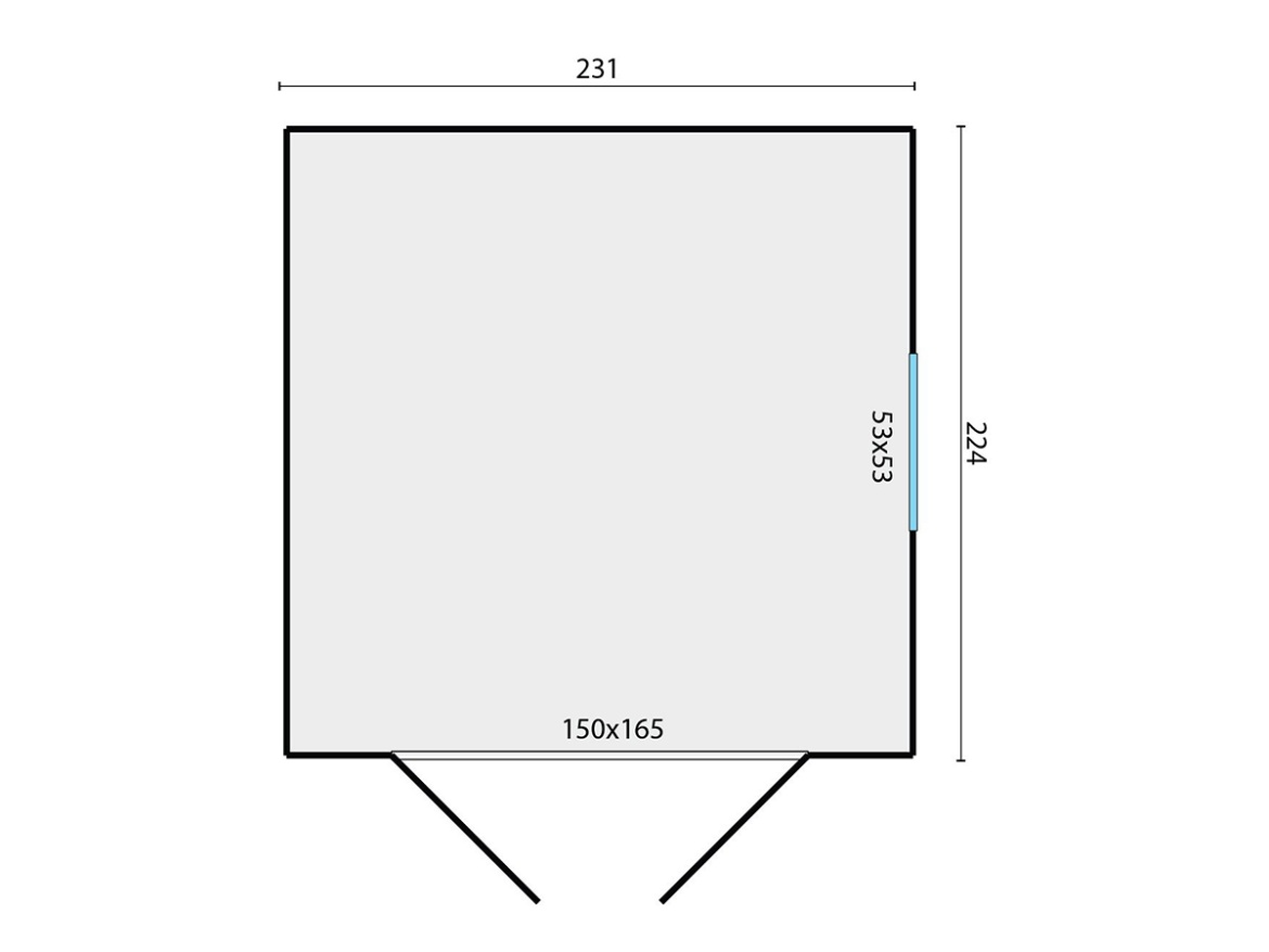 Zahradní domek Tuindeco Boudewijn