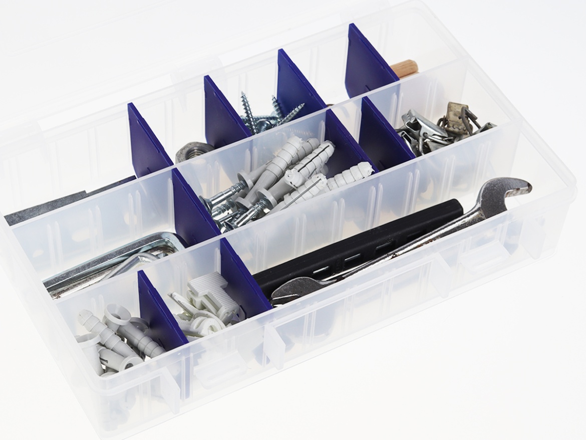 Plastový organizér IDEAL BOX Organizér L (Set 5 ks)