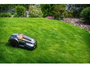 Robotická aku sekačka 1000 m2 Riwall PRO RRM 1000