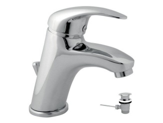 Novaservis –  Novaservis Umyvadlová baterie Titania Lux, chrom, stojánková, s výpustí,  91001,0