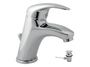 Novaservis Umyvadlová baterie Titania Lux, chrom, stojánková, s výpustí,  91001,0