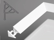 Ravak Krycí lišta 0,6/110, bílá