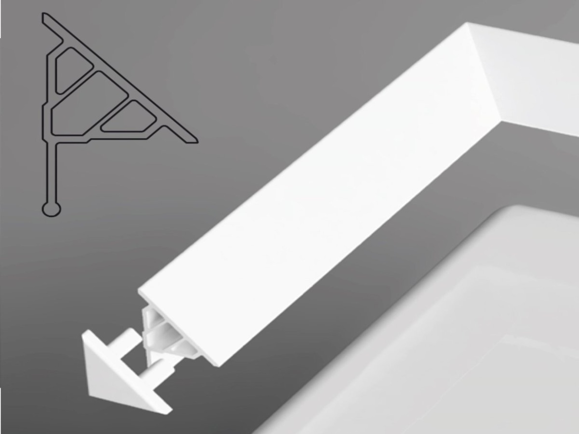 Ravak Krycí lišta 0,6/200, bílá