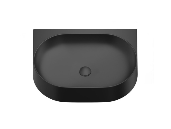 Ravak Umývadlo Yard 60, bez otvoru pre batériu, bez prepadu, antracit