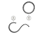 Bradas Obruba trávníku  Easy Border 10 m, výška 40 mm - černá