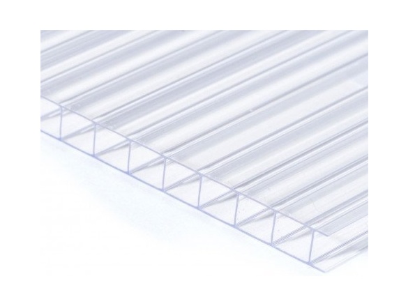 Lexan Polykarbonátová komůrková deska 4 MM ČIRÁ, 2 stěny