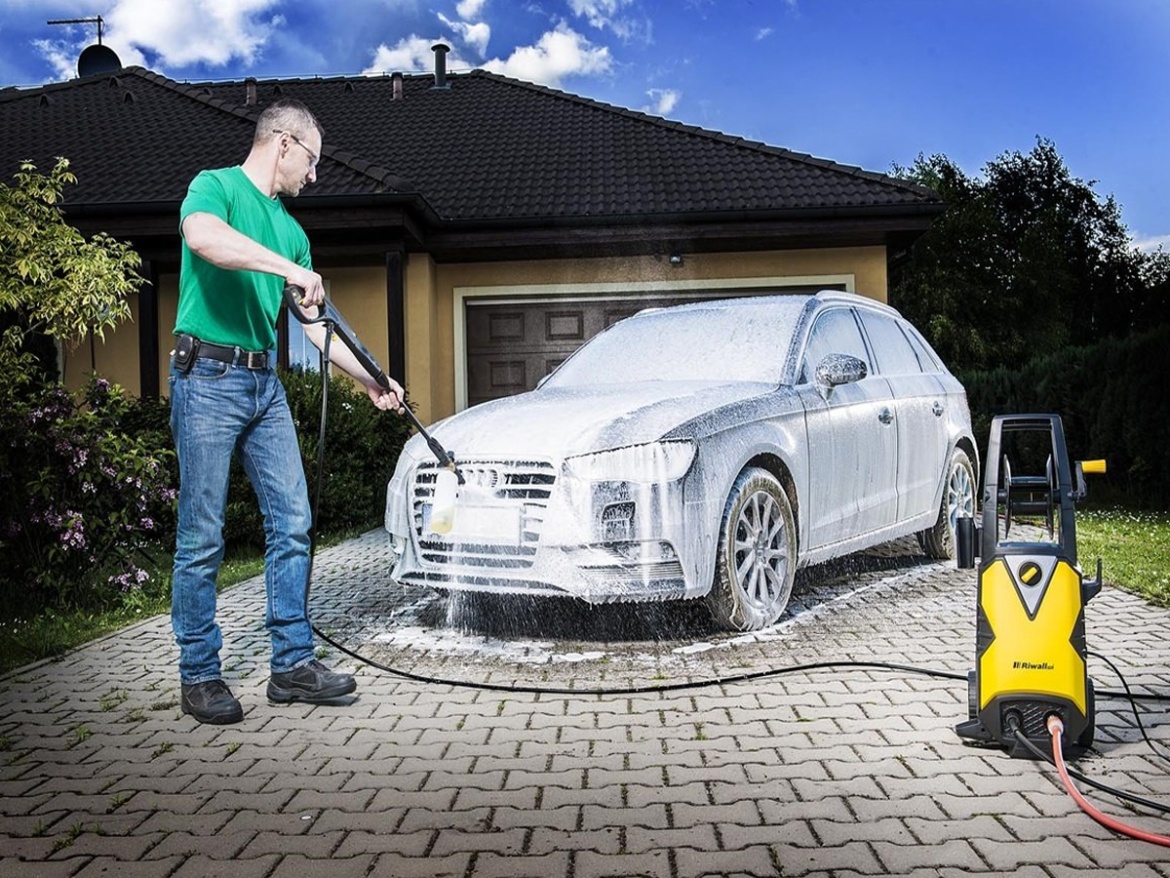 Tlaková myčka Riwall PRO REPW 150 SET