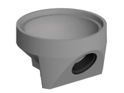 Spodní díl Kasi DN 450 (s vývodem)