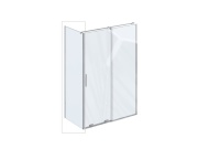 Ravak ROPS 90, čierna+transparent