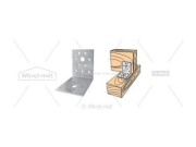 Úhelník spojovací 50x50x35x2,5 Klimas Wkręt-met ÚHELNÍK SPOJOVACÍ