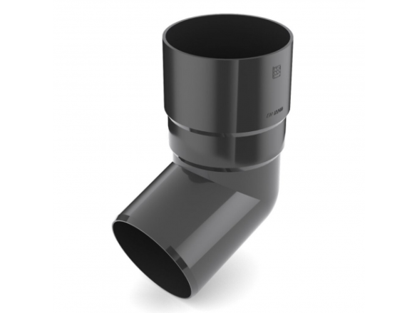 Covernit Plastové svodové koleno PVC 63 mm