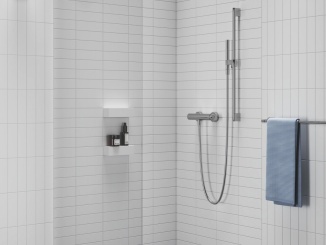 Vodovodné batérie –  Ravak ES 032.60RGB Sprchová nástenná batéria bez sprchového setu, Rose Gold Brushed