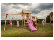 Dětské hřiště se skluzavkou a houpačkou Česká Manufaktura Matýsek