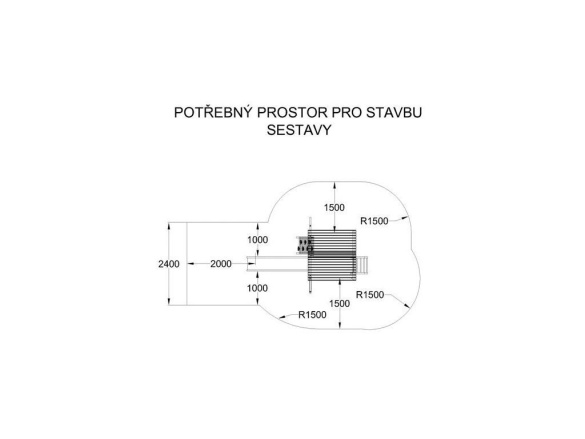 Dětské hřiště na zahradu Česká Manufaktura Strážní věž