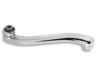 Kiegészítők –  Novaservis Výtokové ramínko prohnuté 25 cm, 3/4", chrom,  RAM1070,0