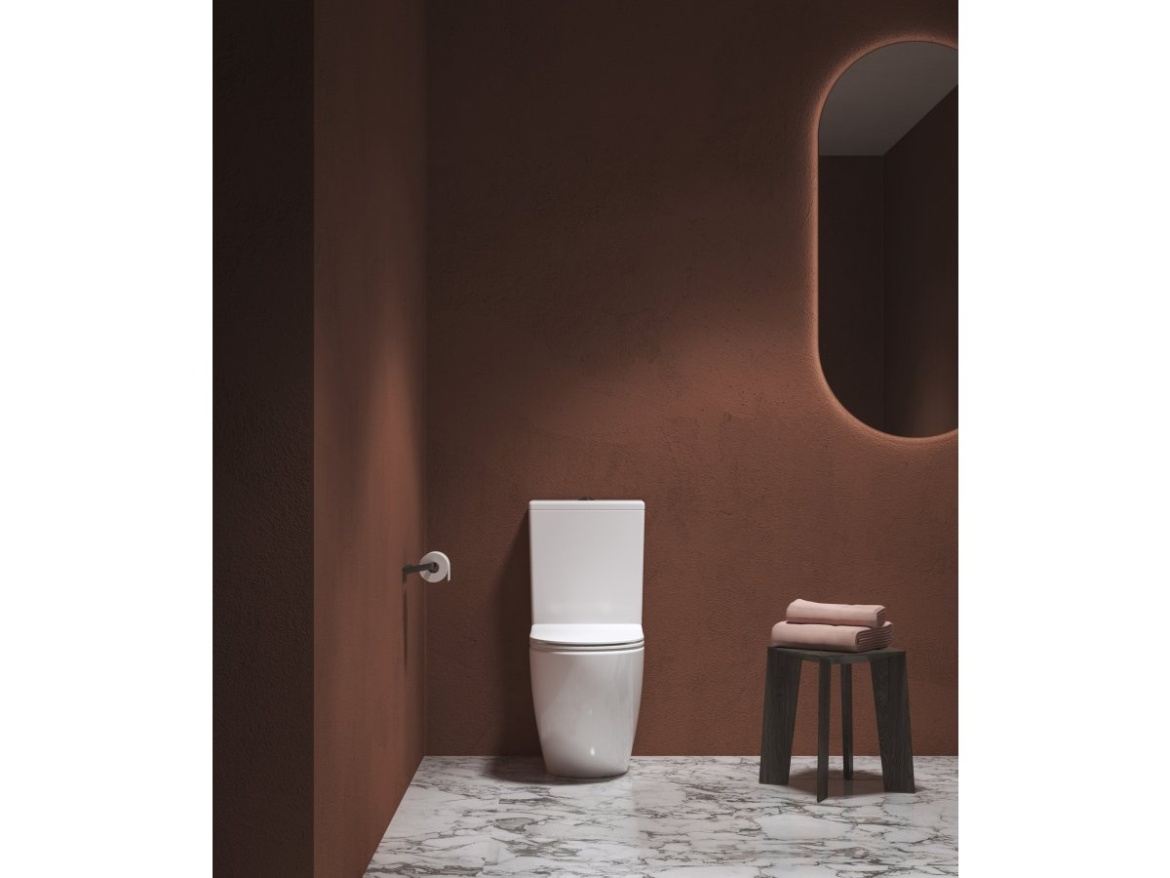 Ravak WC kombi Optima RimOff set, vario odpad, bílá