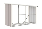 G21 Přístřešek na dřevo  WOH 682 - 302 x 119 cm, šedý