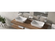 Ravak TD F 015.20BL Umývadlová batéria 334 mm bez odtokovej armatúry, čierna