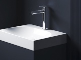 Ravak SG 014.10WHM Umyvadlová stojánková baterie 255 mm bez výpusti, bílá matná