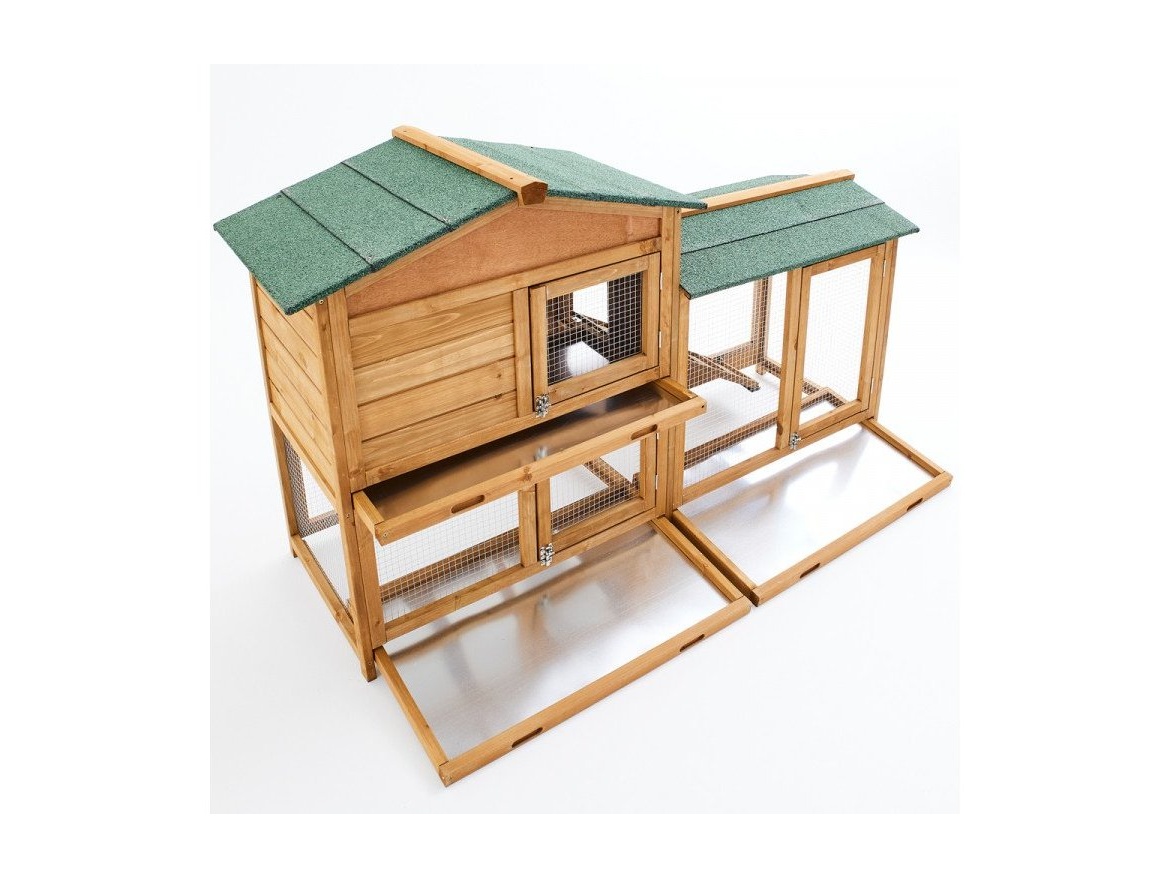 Dřevěná králíkárna Scobax Deny