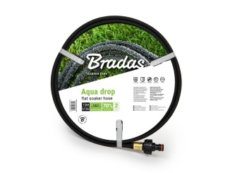 Polikarbonát –  Bradas Zahradní zavlažovací hadice AQUA DROP FLAT 1/2 - 7,5m