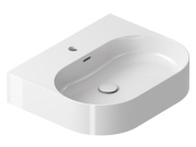 Ravak Umyvadlo Ceramic Slim Wall O 55, s otvorem pro baterii, s přepadem, bílá