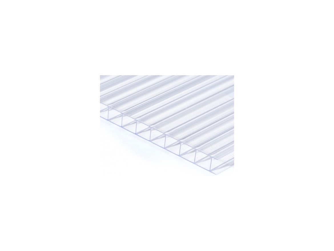 Lexan Polykarbonátová komůrková deska 6 MM ČIRÁ, 2 stěny