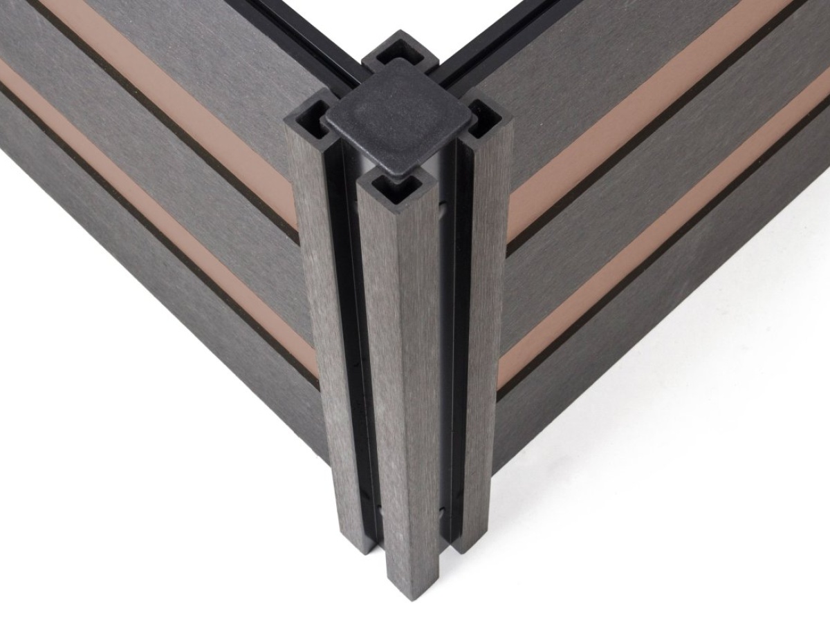 G21 Vyvýšený záhon  Crop Duo 143 x 68 x 57, WPC, Ořech