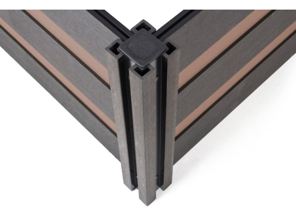 G21 Vyvýšený záhon  Crop Duo 143 x 68 x 57, WPC, Ořech