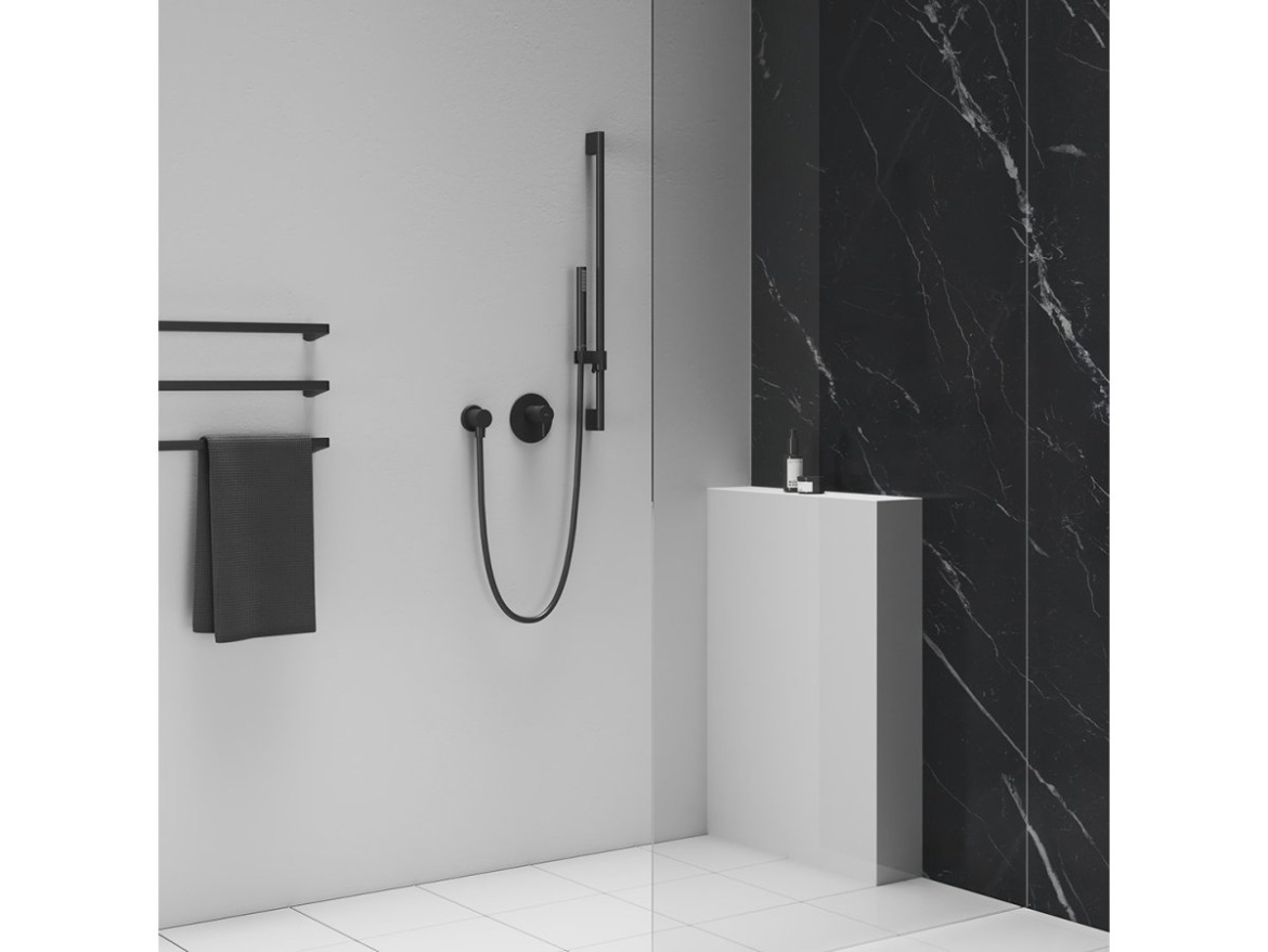 Ravak 974.60GLB Sprchová tyč s držiakom, Gold Brushed